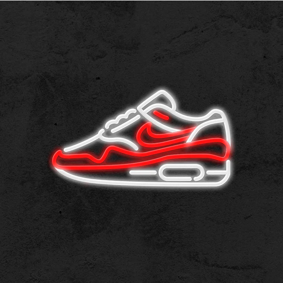 Air Max 1 rood Neon lamp sneaker