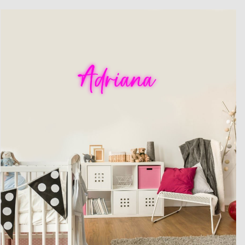 adriana neonbord neon naam tekst neon sign