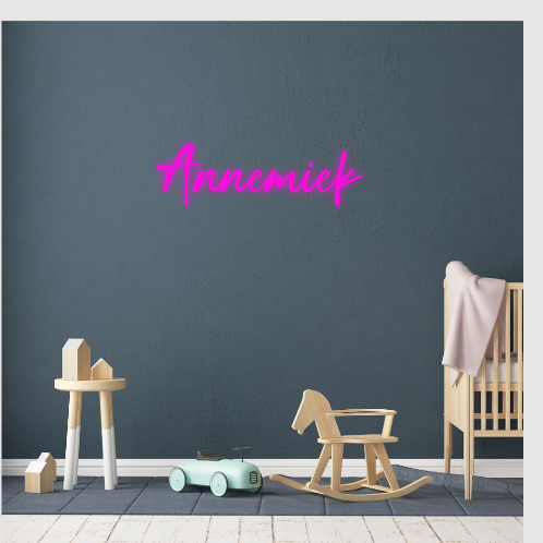 Annemiek neon lamp neon sign tekst naam neonbord