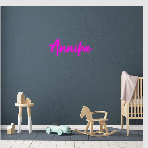 Annika neon lamp neon sign tekst naam neonbord