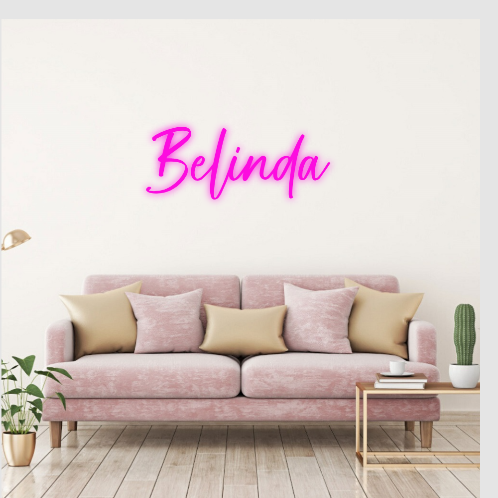 Belinda neon lamp naam neonbord 