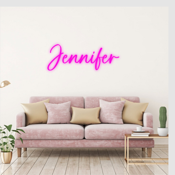 Jennifer neon lamp