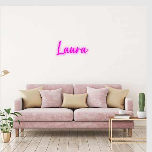 Laura neon lamp