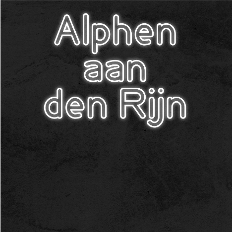 alphen aan den rijn - neon lamp - neonlicht - neonreclame - neonverlichting