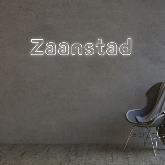 Zaanstad neon sign zaandstad neon lamp